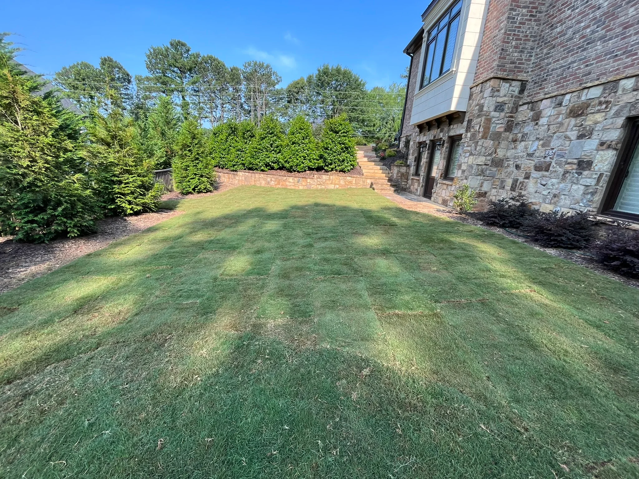 Hardscaping example